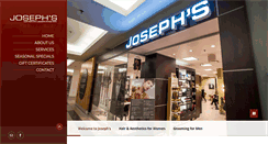Desktop Screenshot of josephscoiffures.ca